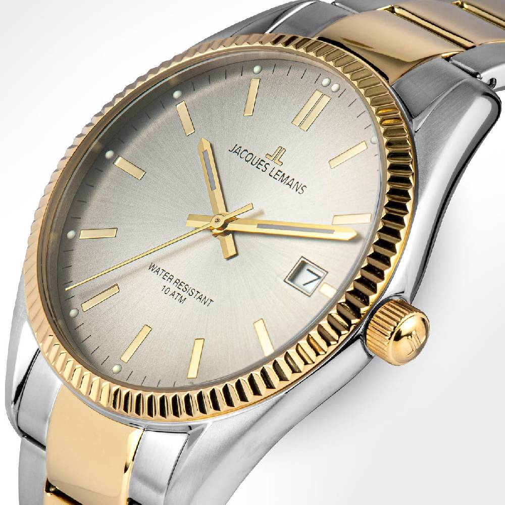Jacques Lemans Herrenuhr Derby 50-3J Vatertagsangebot