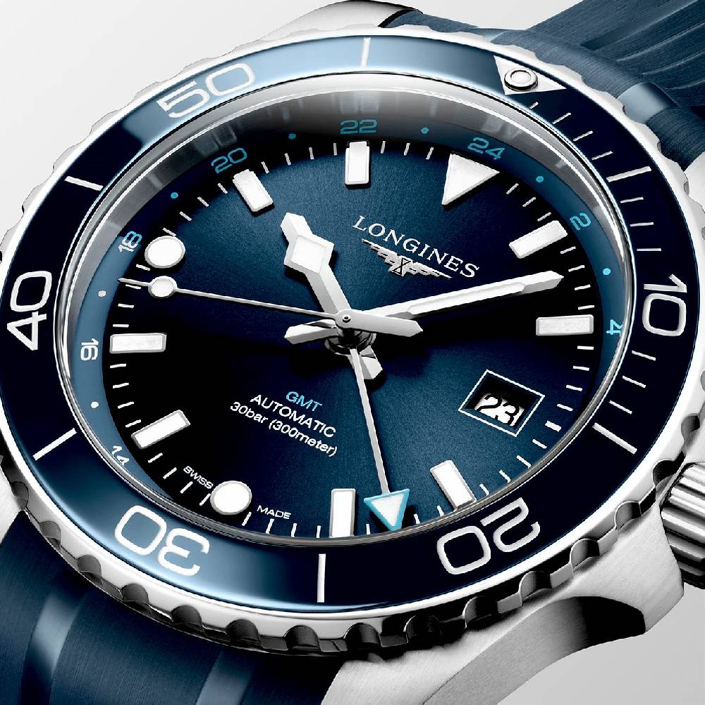 Longines Herrenuhr Hydroconquest GMT L38904969 Valentinstagsangebot