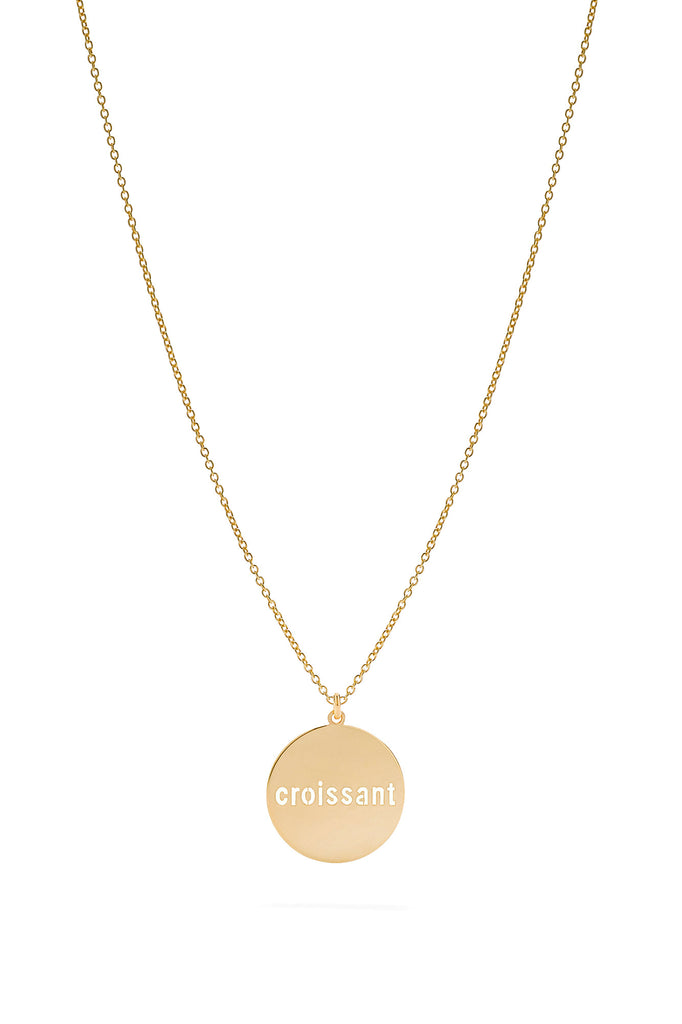 JUKSEREI ROUND CROISSANT NECKLACE · GOLD · B-STOCK 50% Rabatt mit kostenlosem Versand
