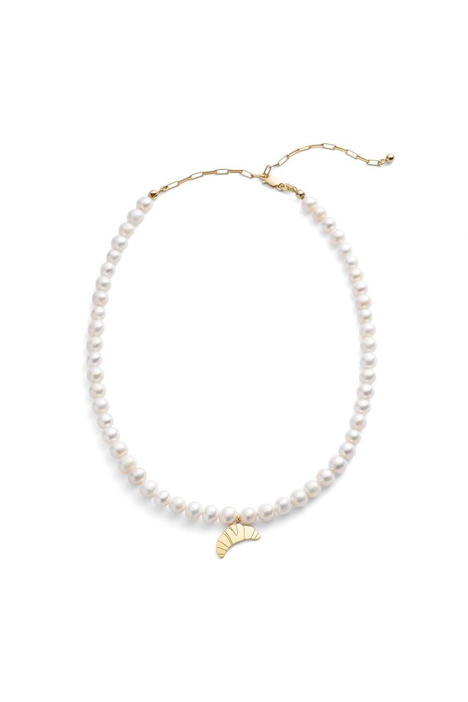 JUKSEREI CROISSANT PEARL NECKLACE Speichern exportieren