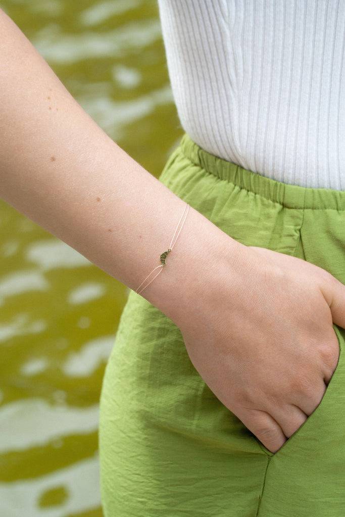 JUKSEREI GOOD LUCK BRACELET CROISSANT Vierteljährliche Förderung