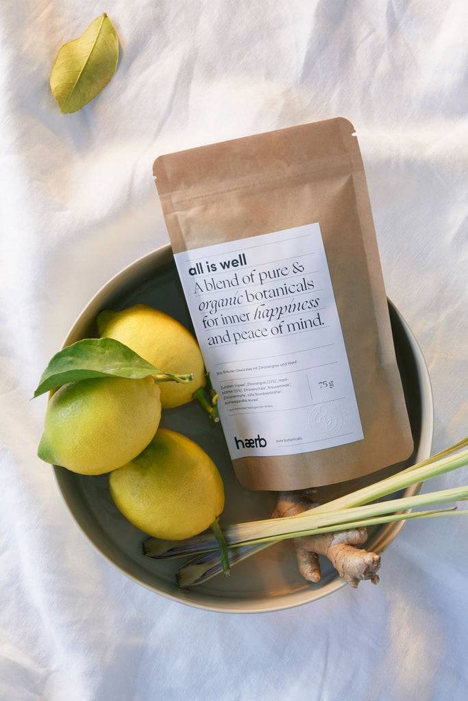 JUKSEREI HÆRB · ORGANIC TEA ALL IS WELL Begrenzt auf 3 Tage