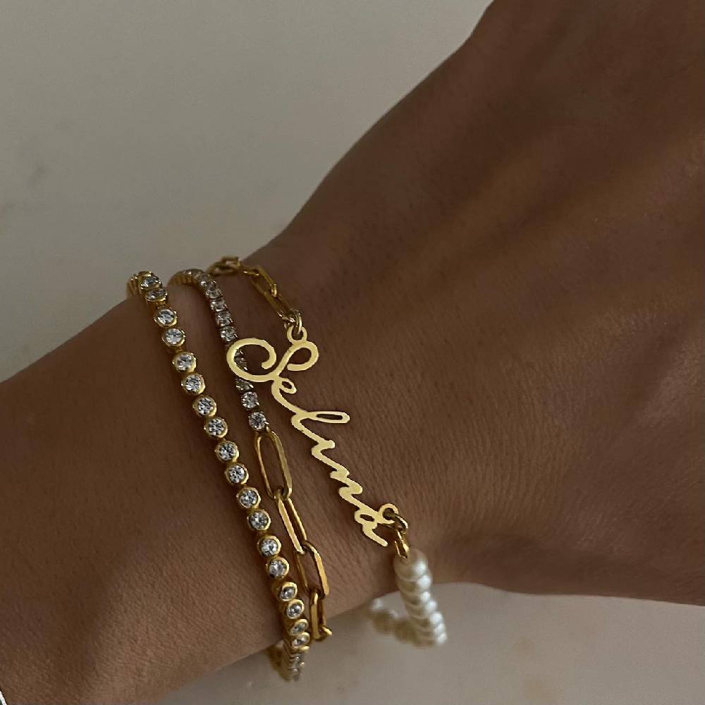 Kardelen Chic ID Armband - 925 SILBER Bestseller