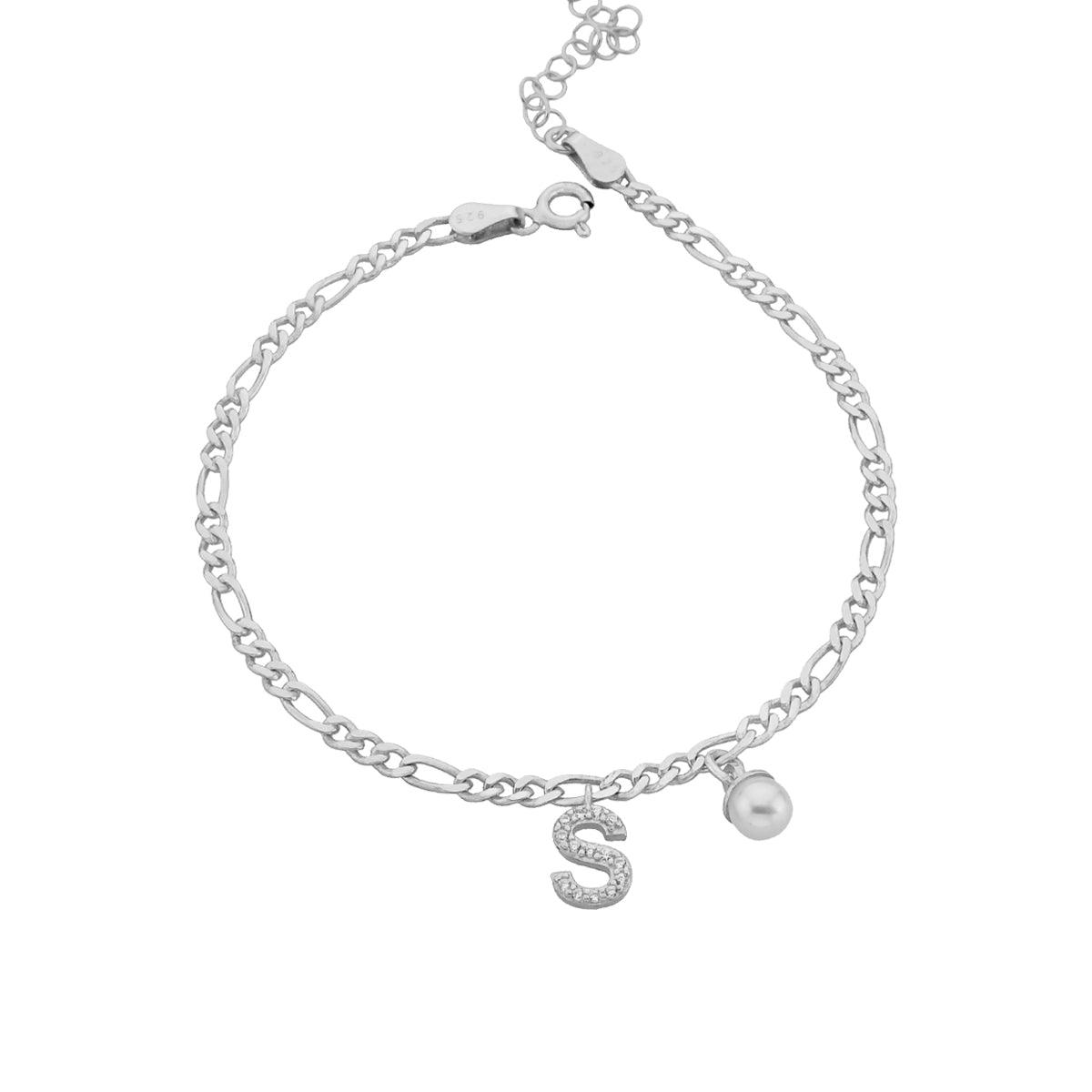 Kardelen Pearl Buchstaben Armkette - 925 SILBER Tägliche Deals