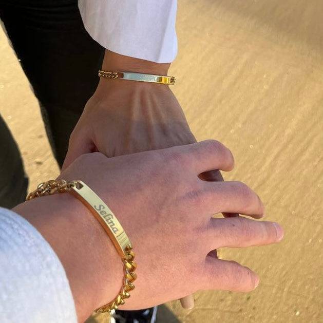 Kardelen ID-PARTNERARMBAND MIT GRAVUR Bis zu 55% Rabatt