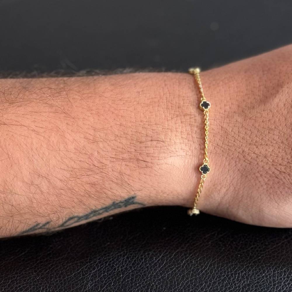 Kardelen MINIMAL KLEE GOURMET ARMKETTE - 925 SILBER 2025