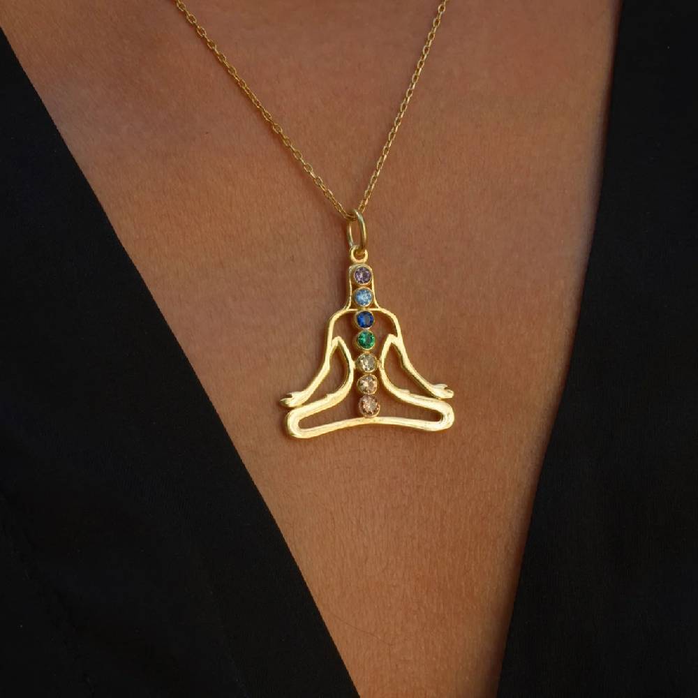 Kardelen CHAKRA NECKLACE - 925 SILBER Online