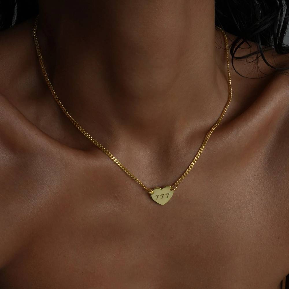 Kardelen CUBAN HEART NECKLACE - 925 SILBER Hotsell