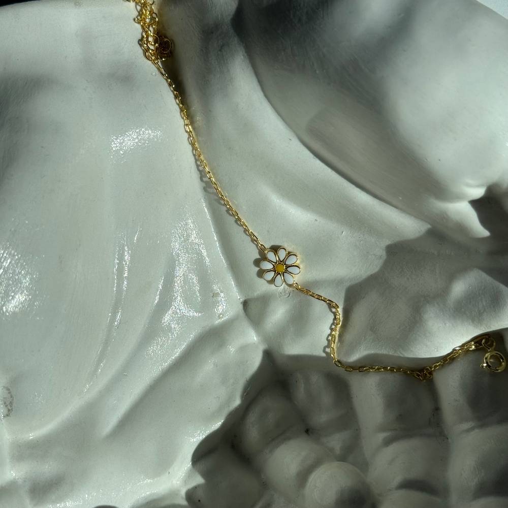 Kardelen MINIMAL DAISY ARMKETTE - 925 SILBER Sonderangebot