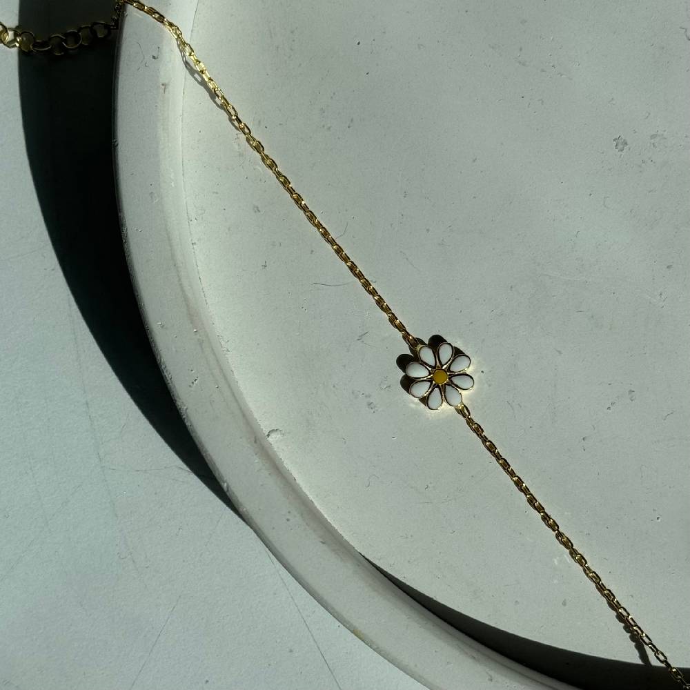 Kardelen MINIMAL DAISY ARMKETTE - 925 SILBER Sonderangebot