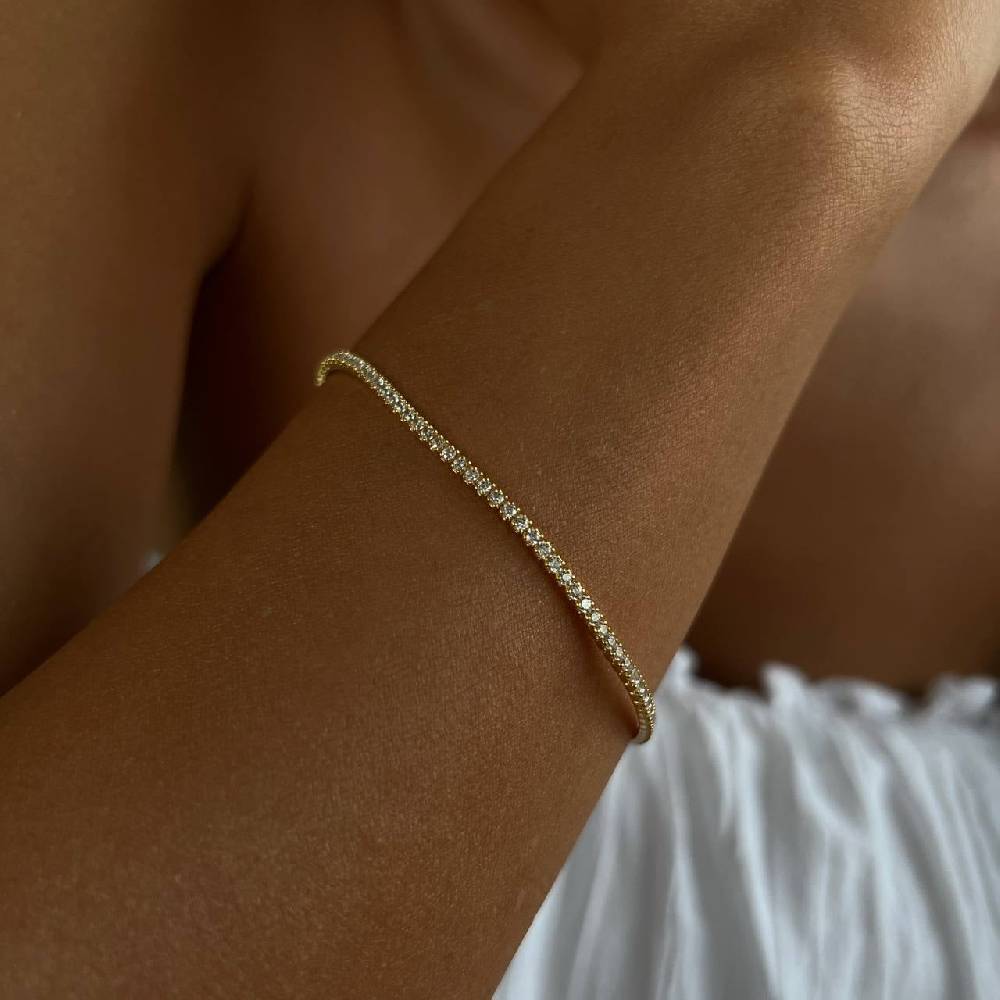Kardelen Iced-Out Armband - 925 SILBER Exklusivangebot