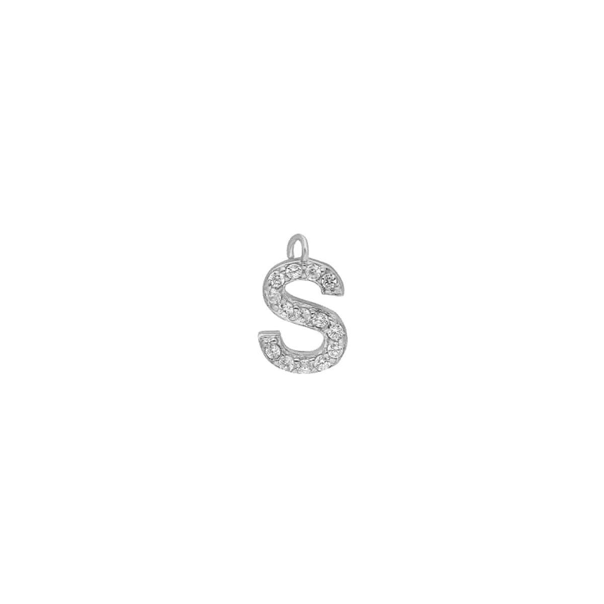 Kardelen Zirkonia Ersatzbuchstabe mit DIY Haken - 925 SILBER Cyber Monday
