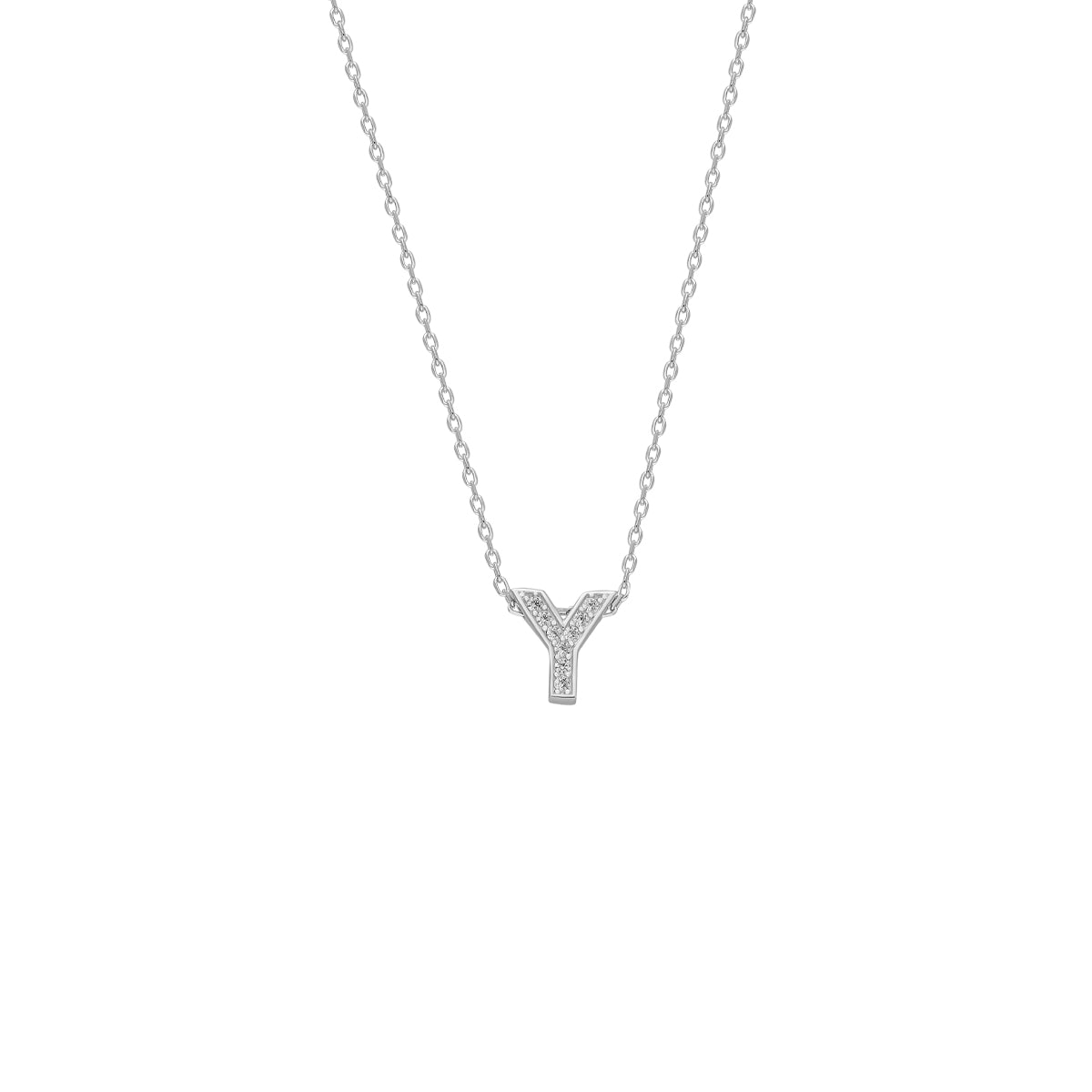 Kardelen Big Zirkonia Buchstabenkette II - 925 SILBER Jubiläumsangebot