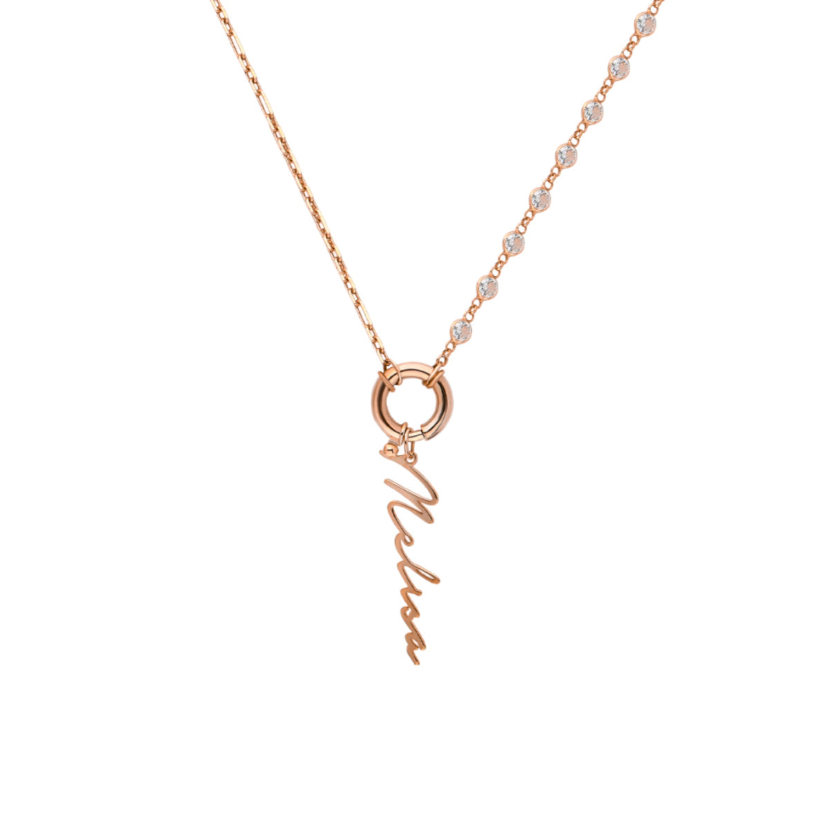 Kardelen Chain Design Diamond Halskette Basic Signatur - 925 SILBER Verkauf
