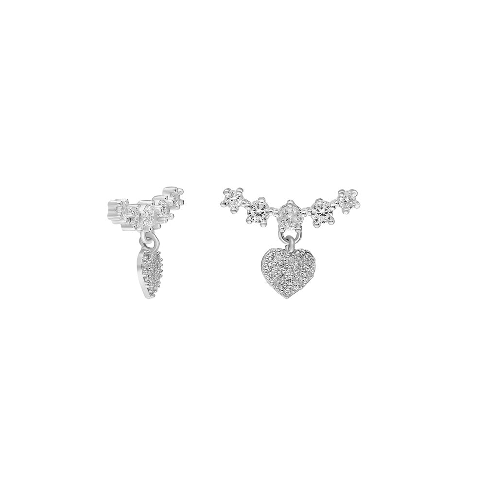 Kardelen ESTEE MIT HERZ OHRRING - 925 SILBER Günstig kaufen