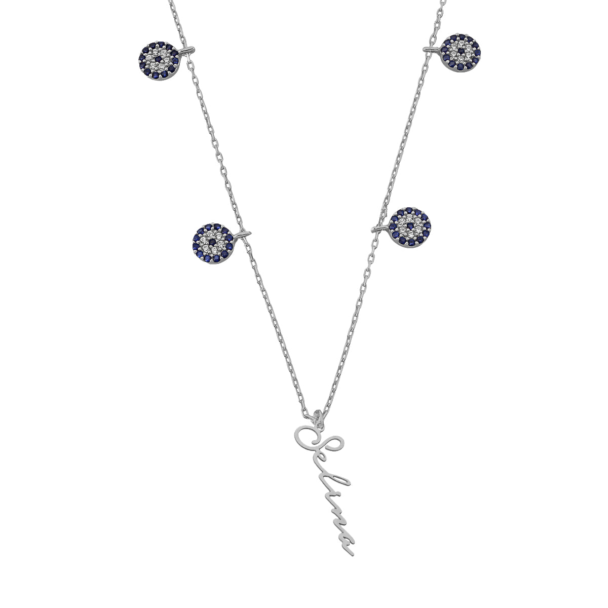 Kardelen Nazar x Signatur Kette - 925 SILBER Versandkostenfrei