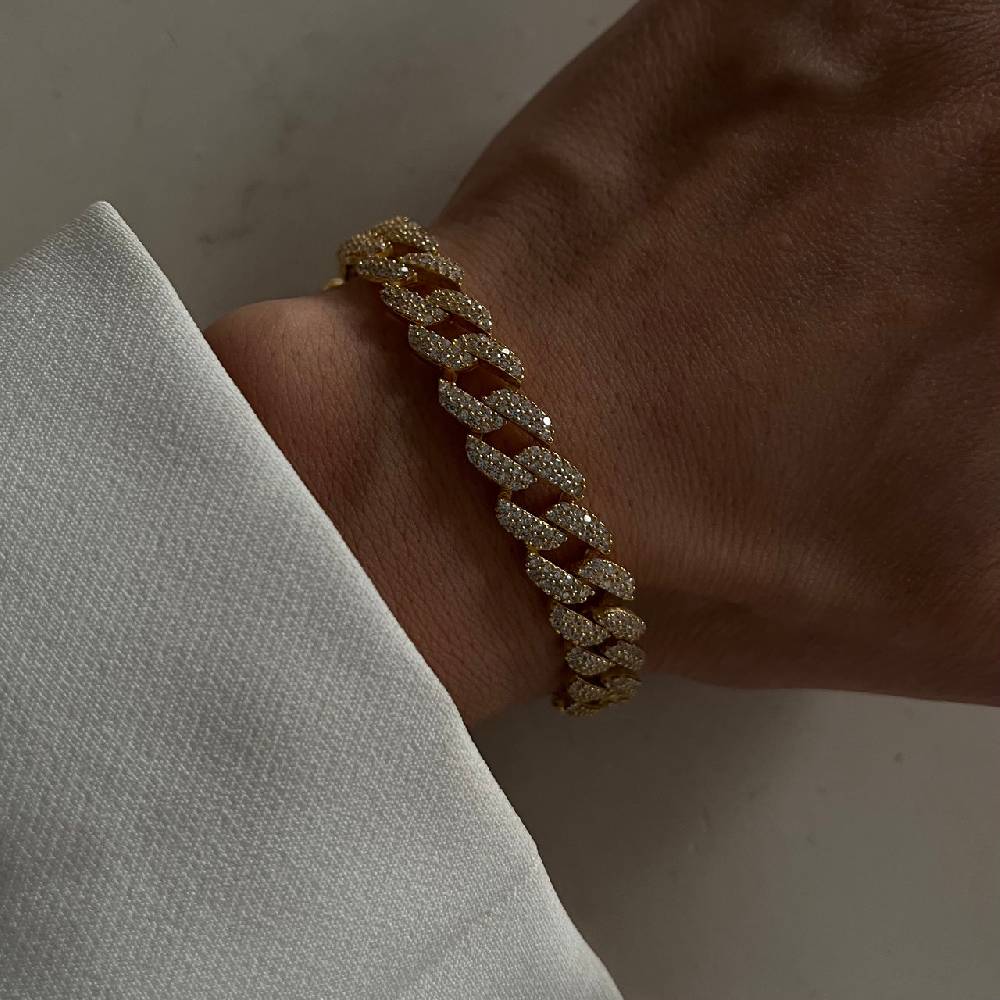 Kardelen Gourmet Zirkonia Armkette - 925 SILBER Weihnachtsangebot
