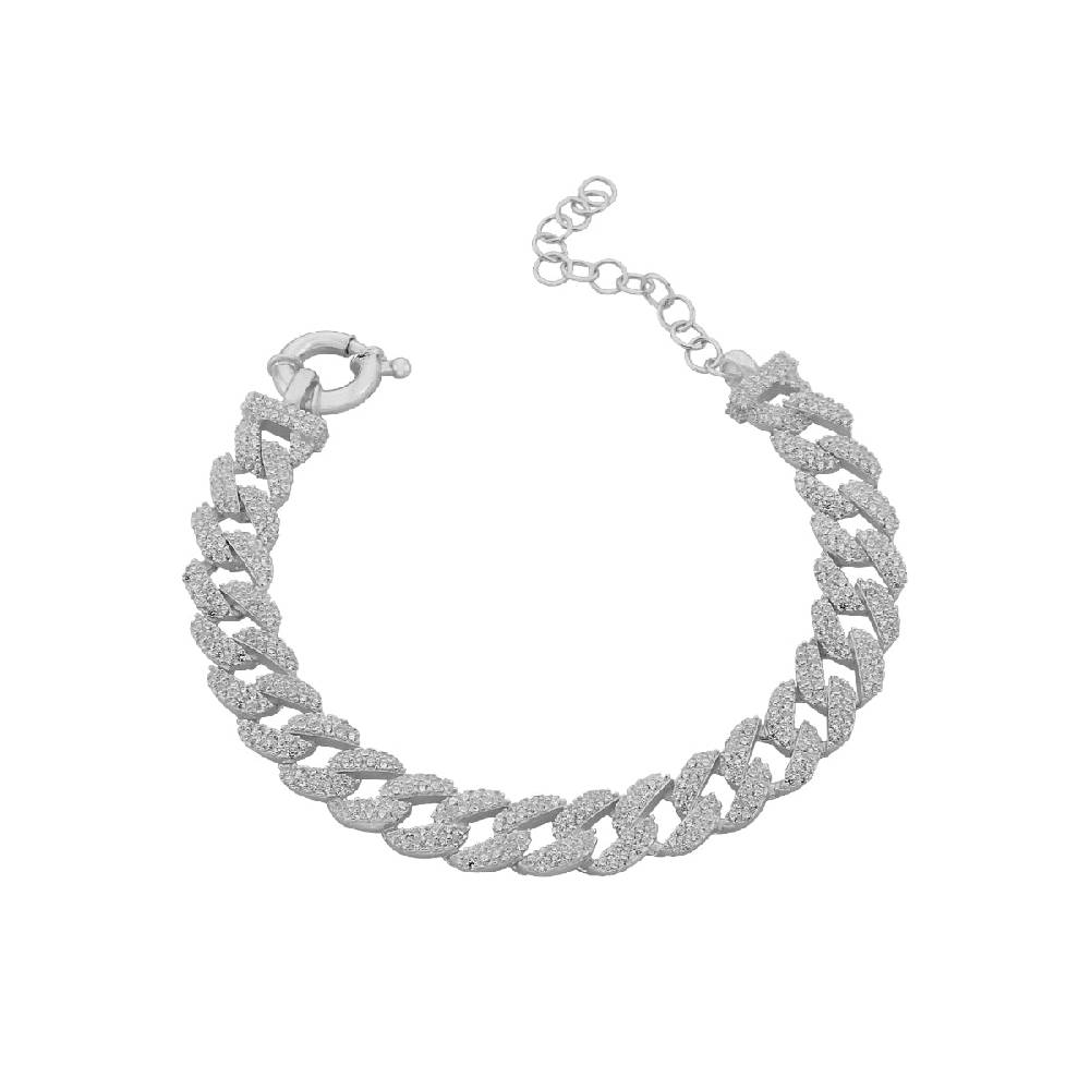 Kardelen Gourmet Zirkonia Armkette - 925 SILBER Weihnachtsangebot