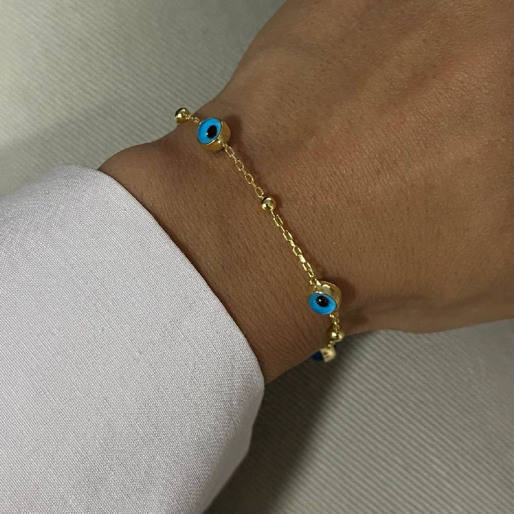 Kardelen Bullet Nazar Armband - 925 SILBER Bestseller
