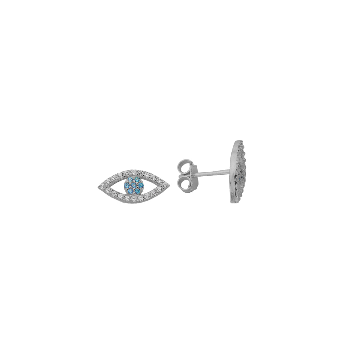 Kardelen Auge Nazar Mini Ohrring - 925 SILBER Sonderangebote