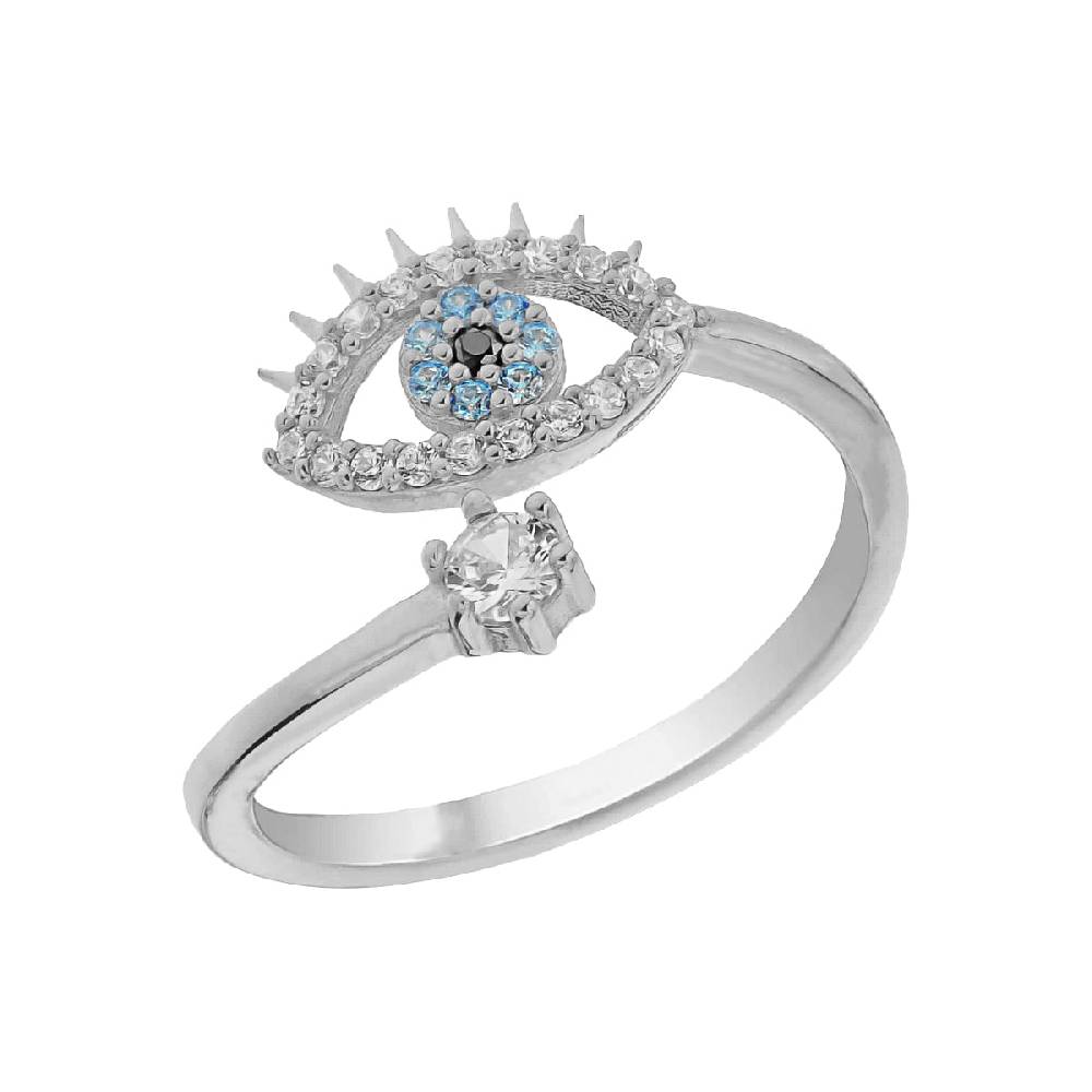 Kardelen Nazar Eye Stone Ring - 925 SILBER Bis zu 60% Rabatt