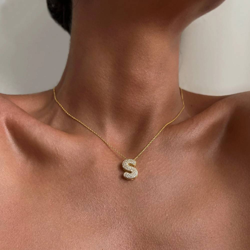 Kardelen SHINY NECKLACE - 925 SILBER Schlussverkauf