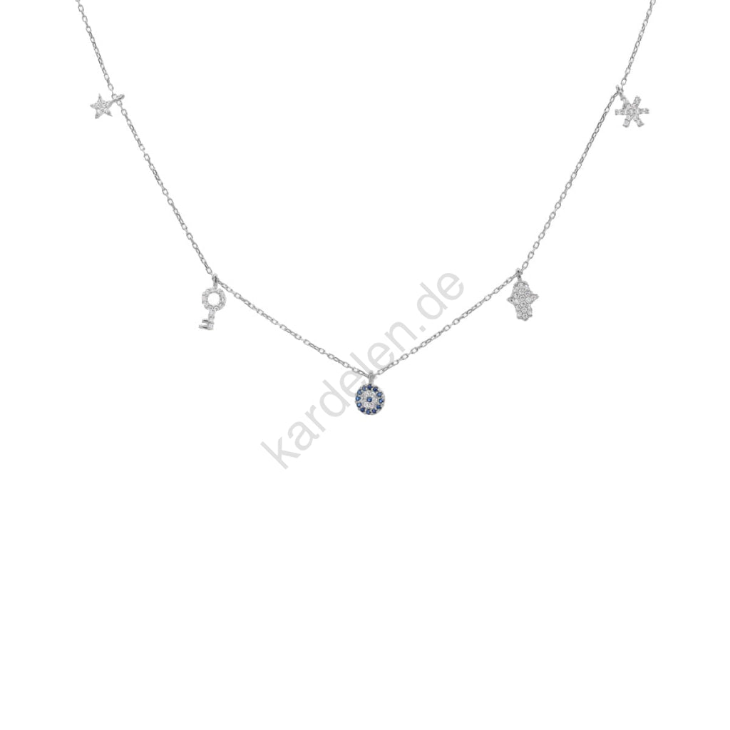 Kardelen Charm Halskette - 925 SILBER Fabrik Onlineshop
