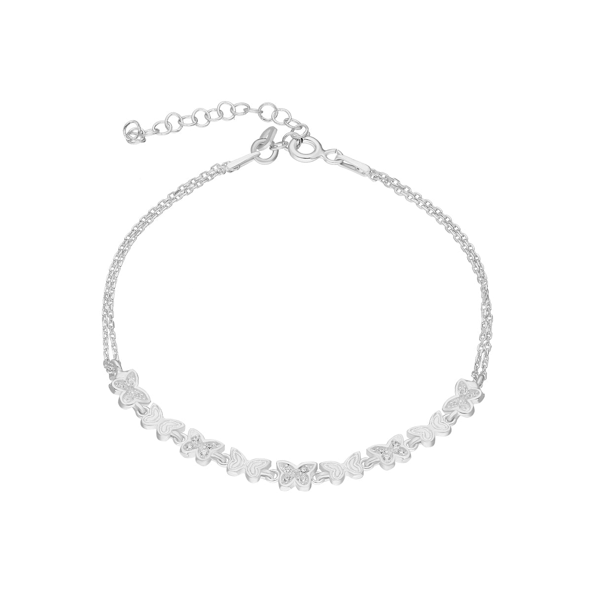Kardelen Butterfly Armkette Mini - 925 SILBER Riesige Ersparnisse