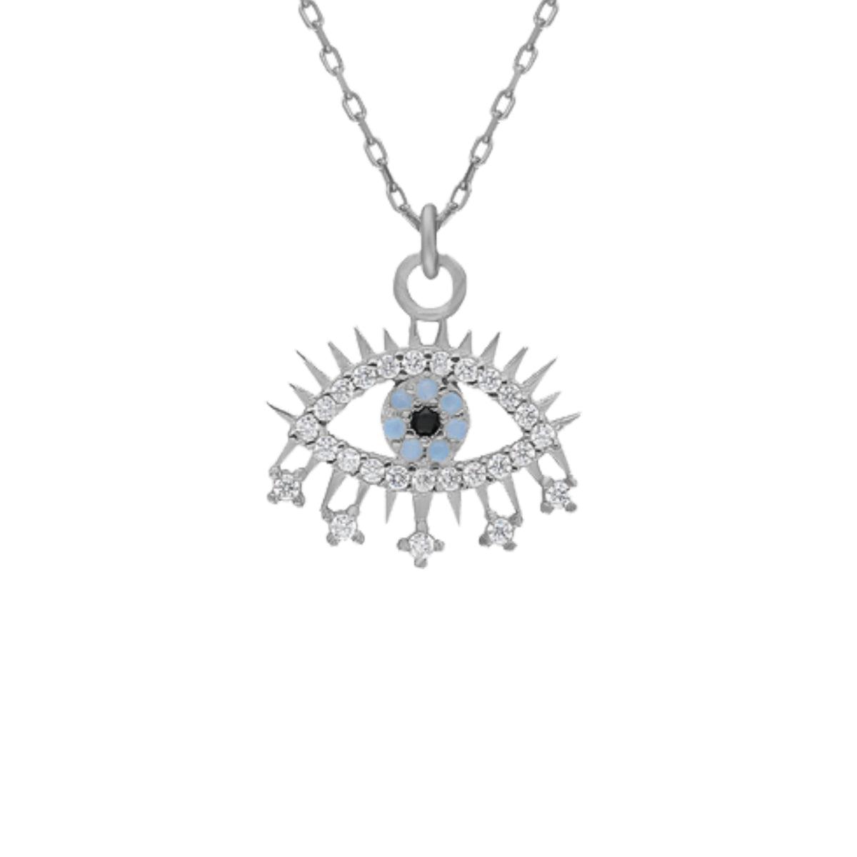 Kardelen Eye Effect Kette - 925 SILBER Angebote