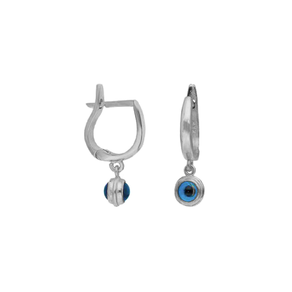 Kardelen Nazar Oval Ohrring - 925 SILBER Hotsell