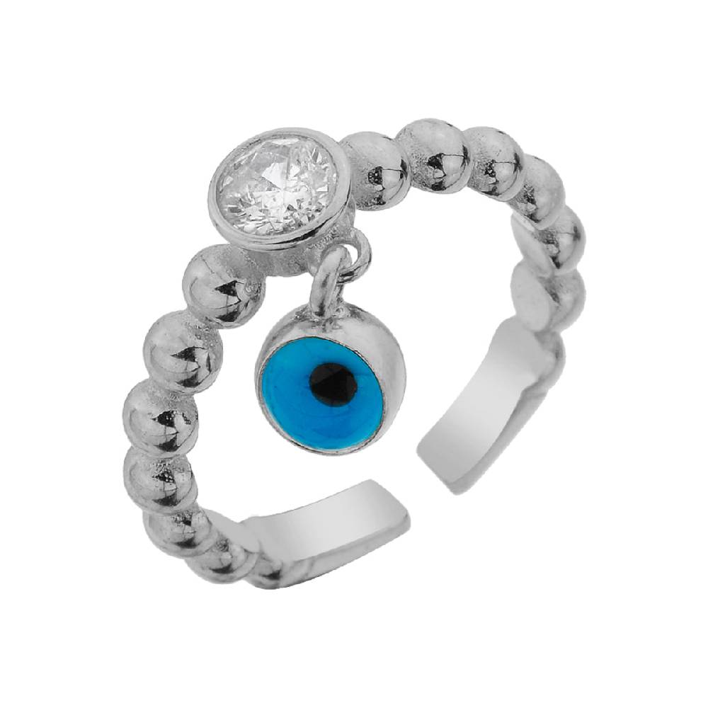 Kardelen Nazar Stone Ring - 925 SILBER Exklusive Angebote