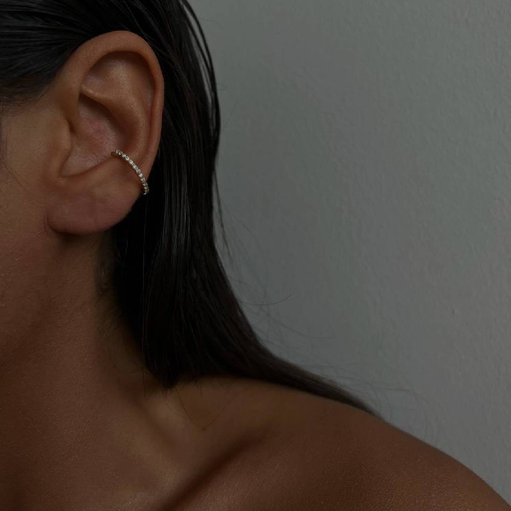 Kardelen Liya Ear Cuff - 925 SILBER Outlet