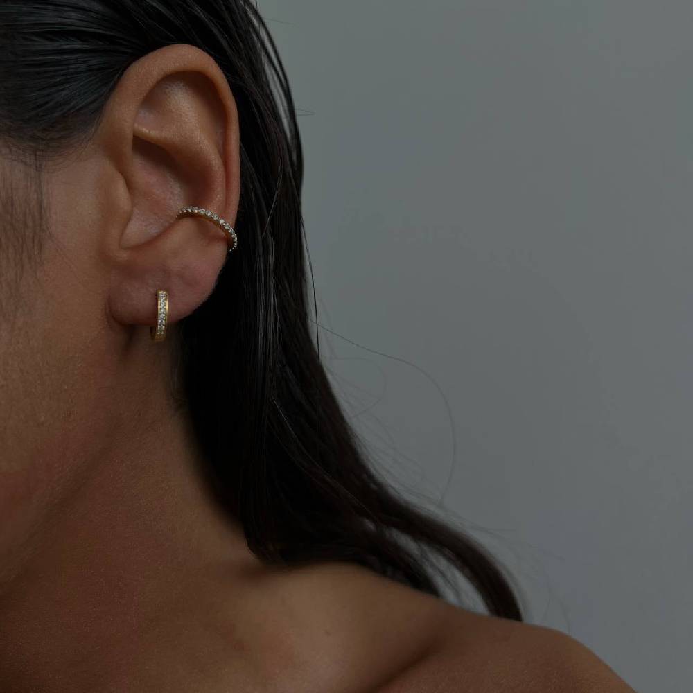 Kardelen Liya Ear Cuff - 925 SILBER Outlet