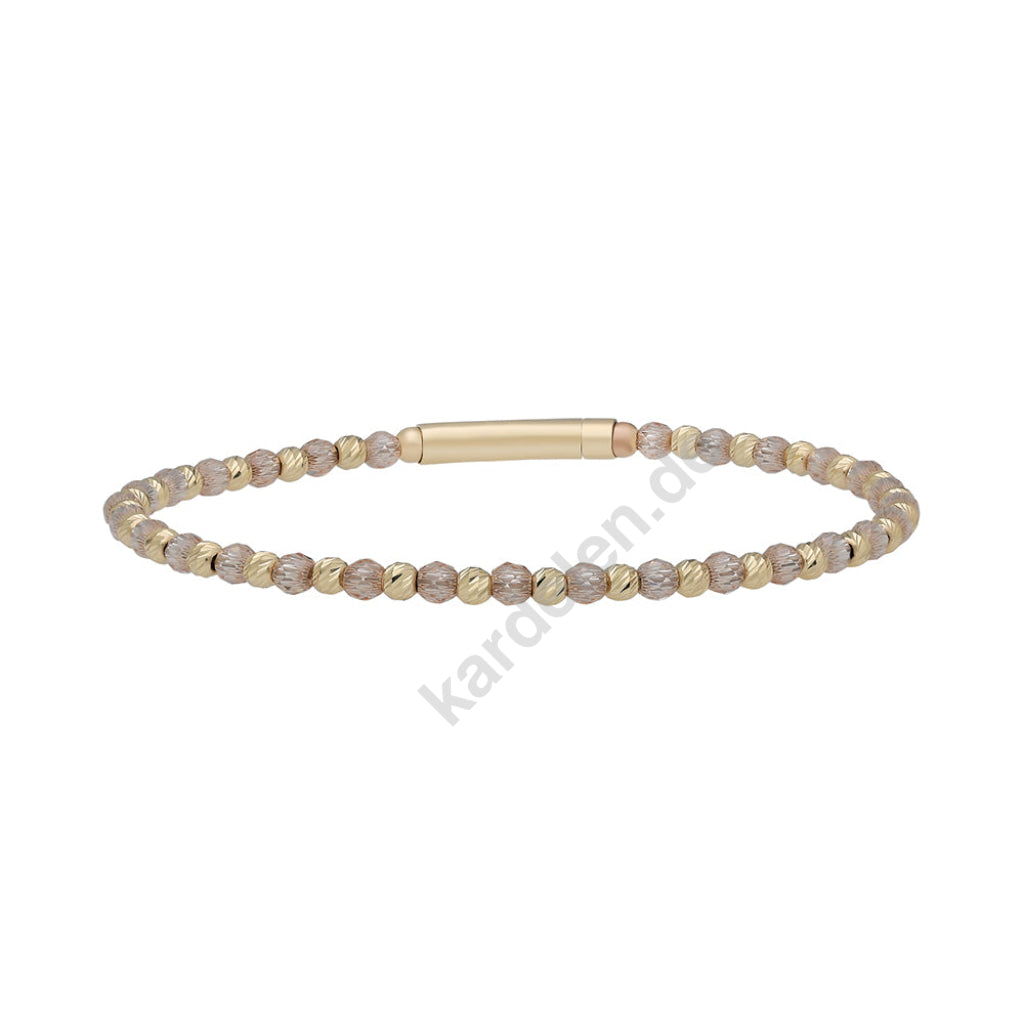 Kardelen 14K GOLD DUO ARMREIFE Blitzangebot