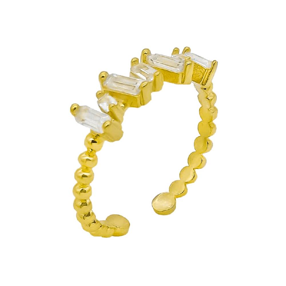Kardelen BAGUETTE SHIFT RING - 925 SILBER Bestseller