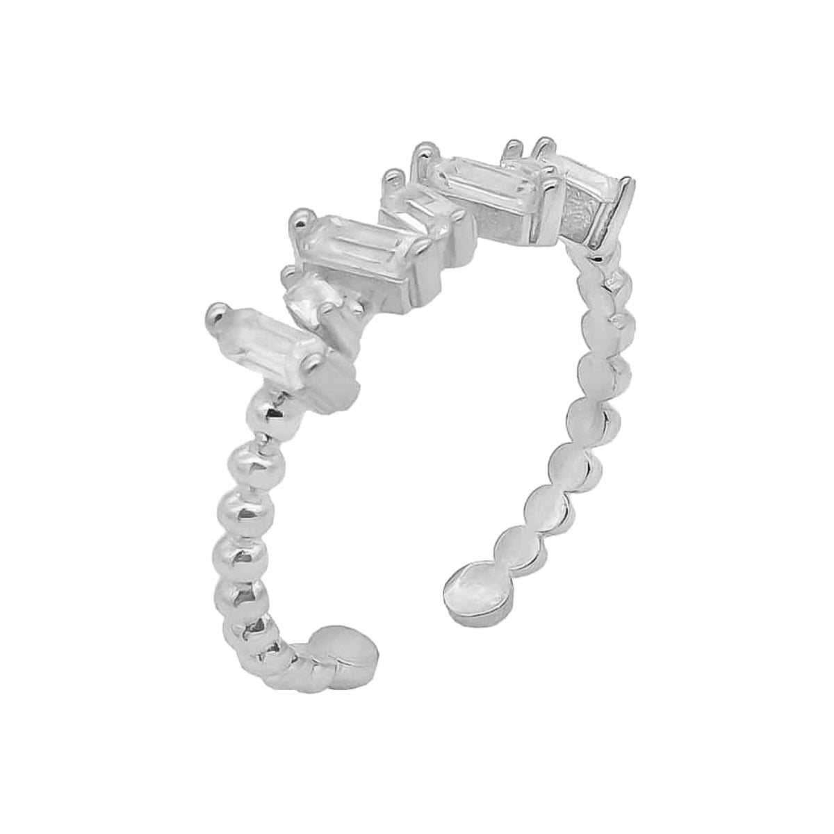 Kardelen BAGUETTE SHIFT RING - 925 SILBER Bestseller