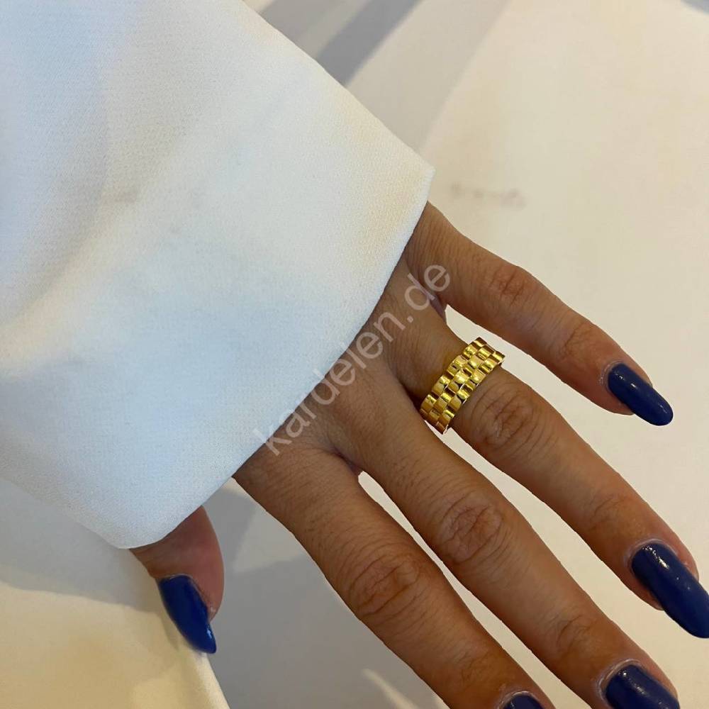 Kardelen Bricket Ring - 925 SILBER VIP-Rabatte
