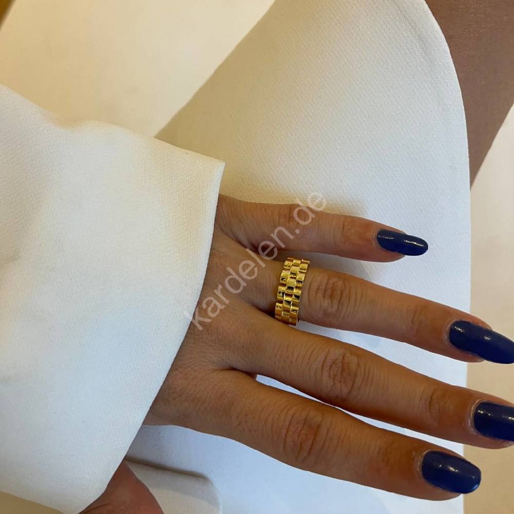 Kardelen Bricket Ring - 925 SILBER VIP-Rabatte