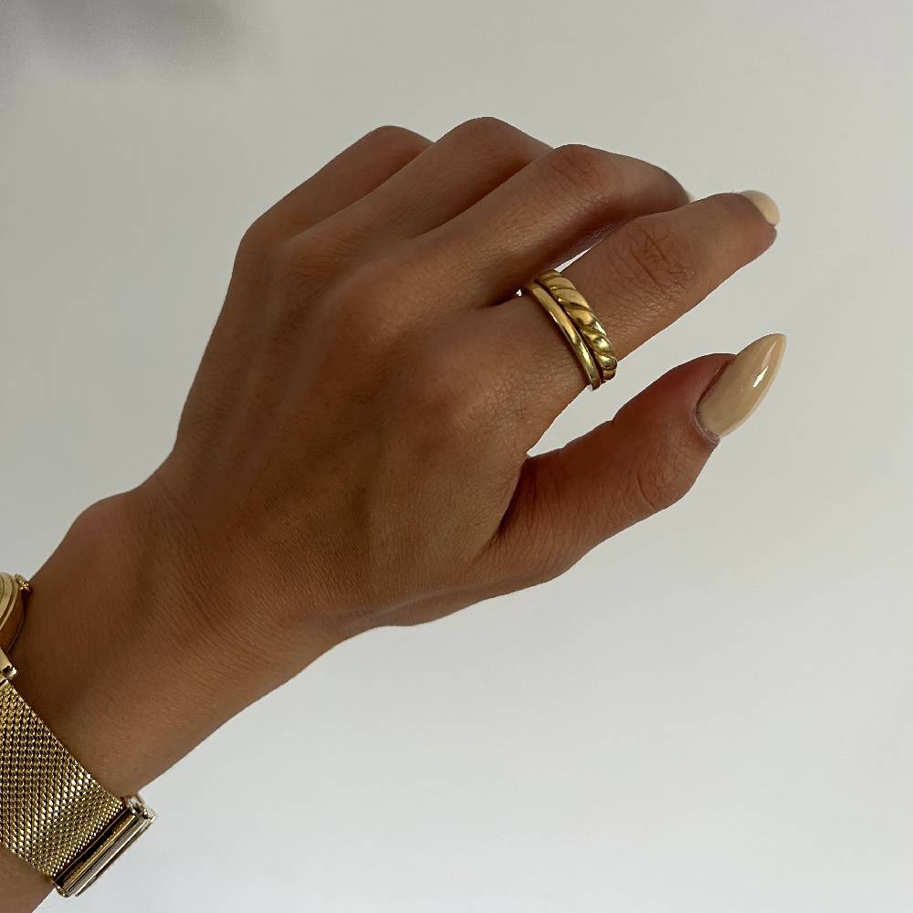 Kardelen Hollis Ring - 925 SILBER Super Sparpreis