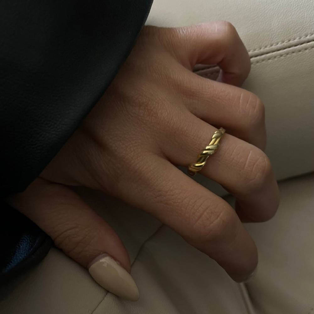 Kardelen String Ring - 925 SILBER Zeitbegrenzte Promotion