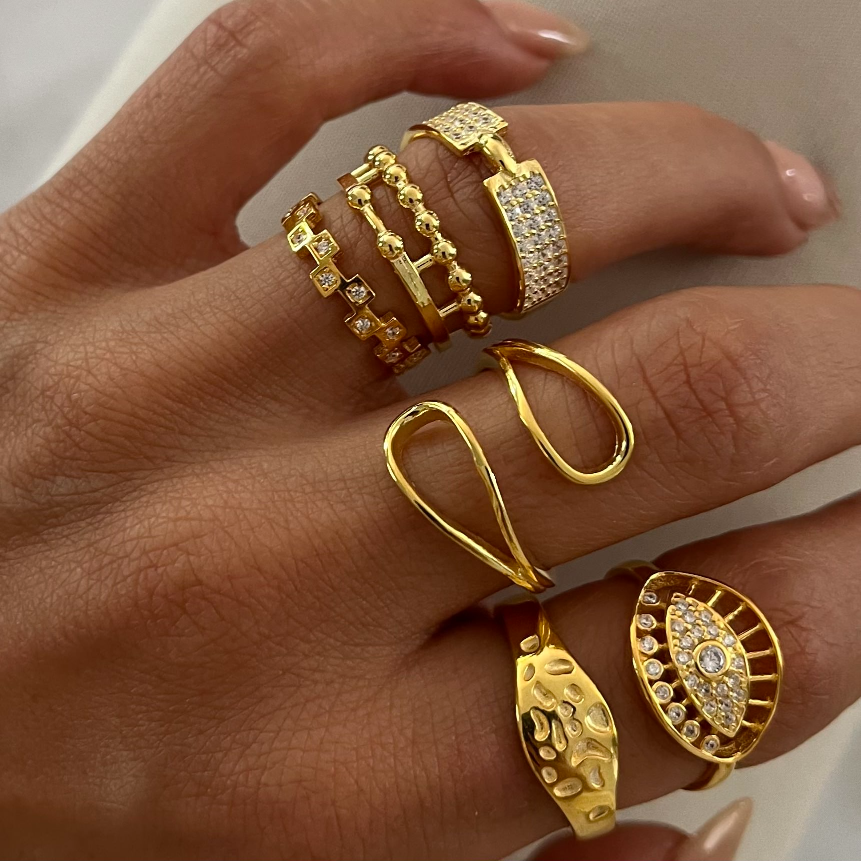 Kardelen Nora Ring - 925 SILBER Bis zu 55% Rabatt