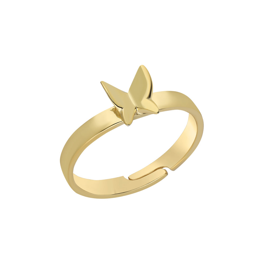 Kardelen Basic Schmetterling Ring - 925 SILBER Nur noch ein Tag übrig