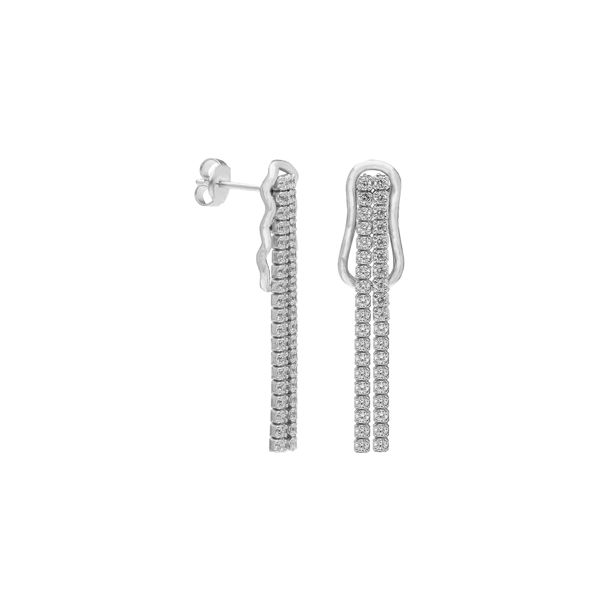 Kardelen Scarlett Ohrring - 925 SILBER Speichern exportieren
