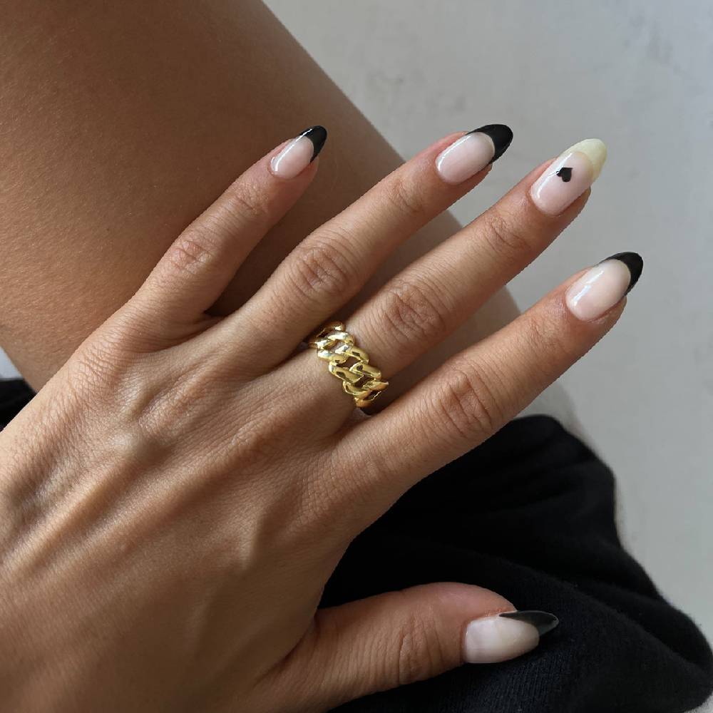 Kardelen Cuban Ring - 925 SILBER im Angebot