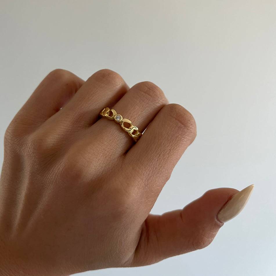 Kardelen Lona Ring - 925 SILBER Schlussverkauf