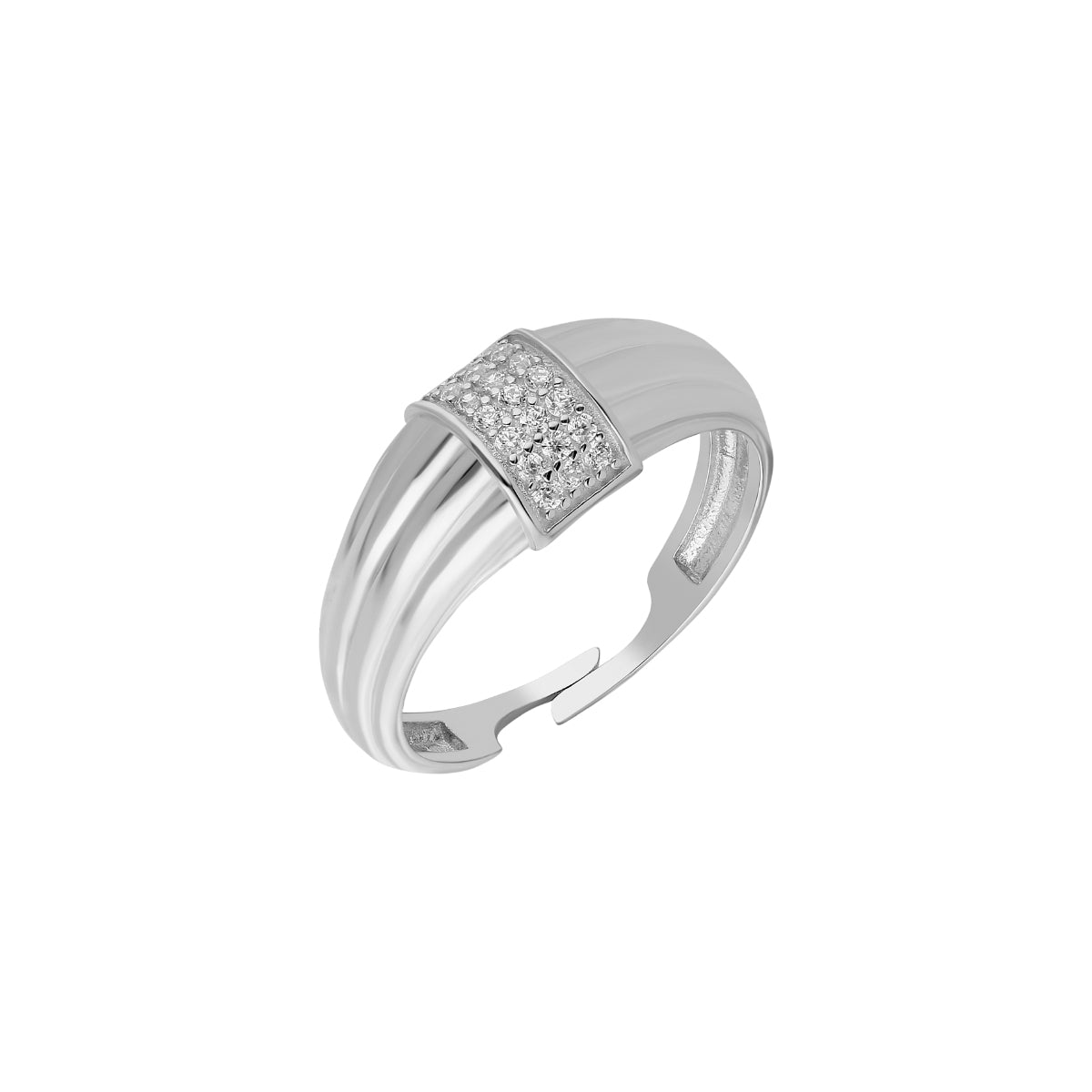 Kardelen Zirkonia Rund Ring - 925 SILBER Preisnachlass