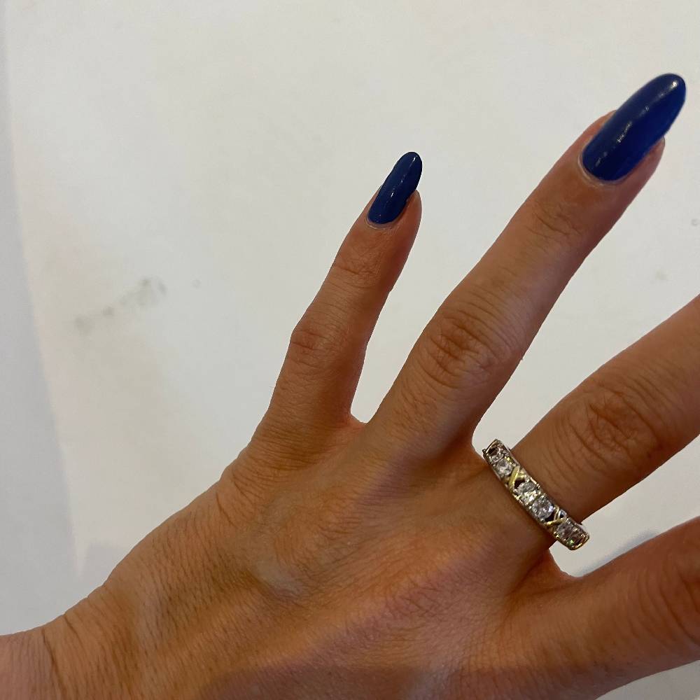 Kardelen LUXUS ZIRKONIA RING - 925 SILBER Jubiläumsangebot