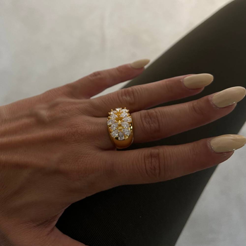 Kardelen Ferelith Zirkonia Ring - 925 SILBER Online Outlet