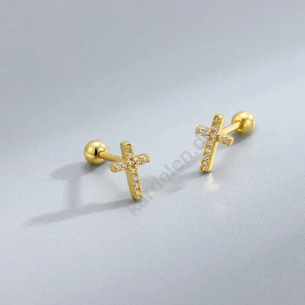 Kardelen KREUZ PIERCING ZIRKONIA Super Sparpreis