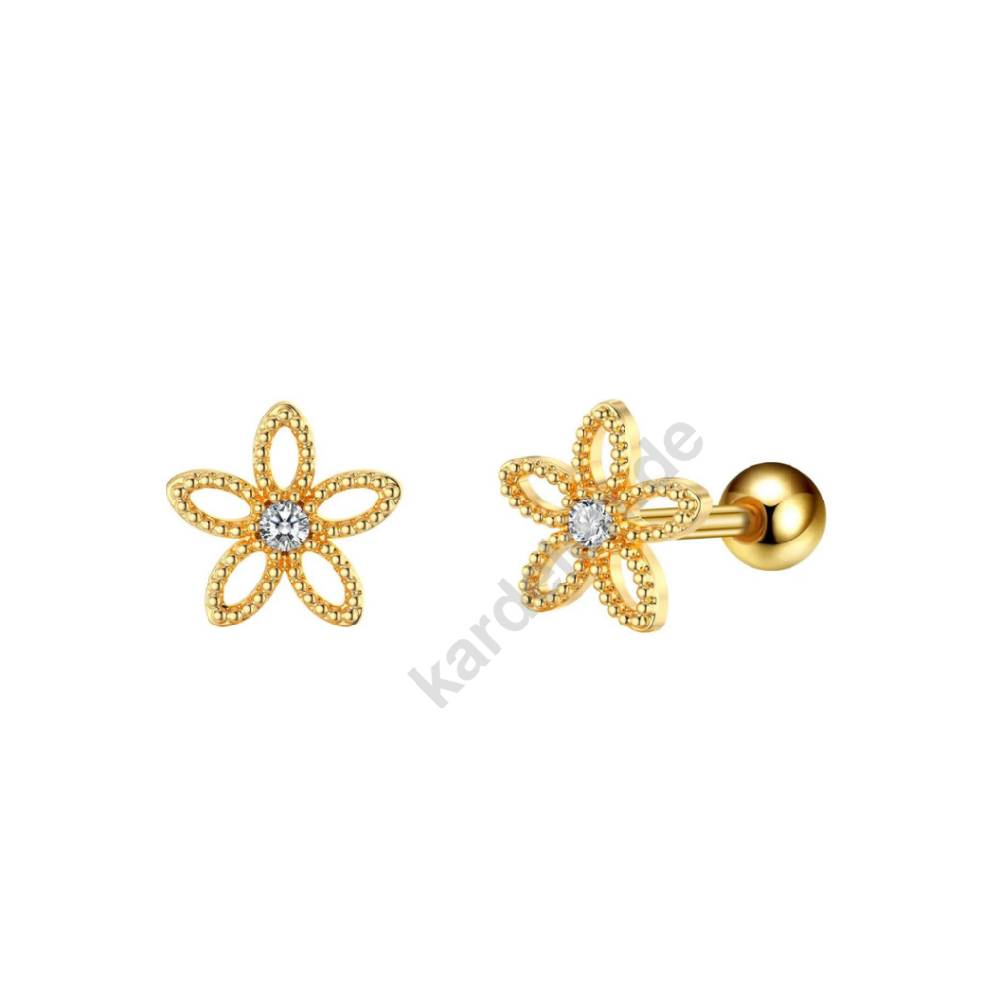 Kardelen Blume Piercing - 925 SILBER Nur für heute
